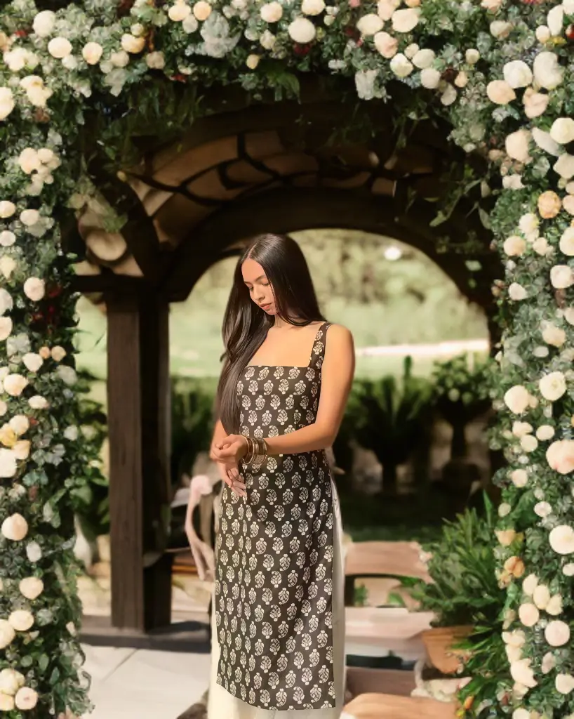 Chic Cotton Printed Kurta (XS)